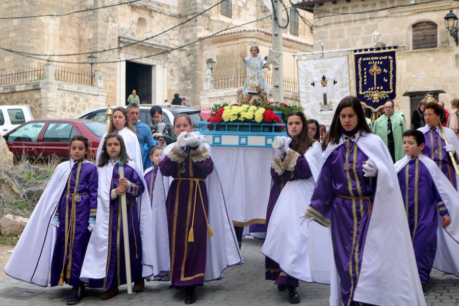 Fotos: Los niños, protagonistas de la despedida de la Semana Santa en Baltanás