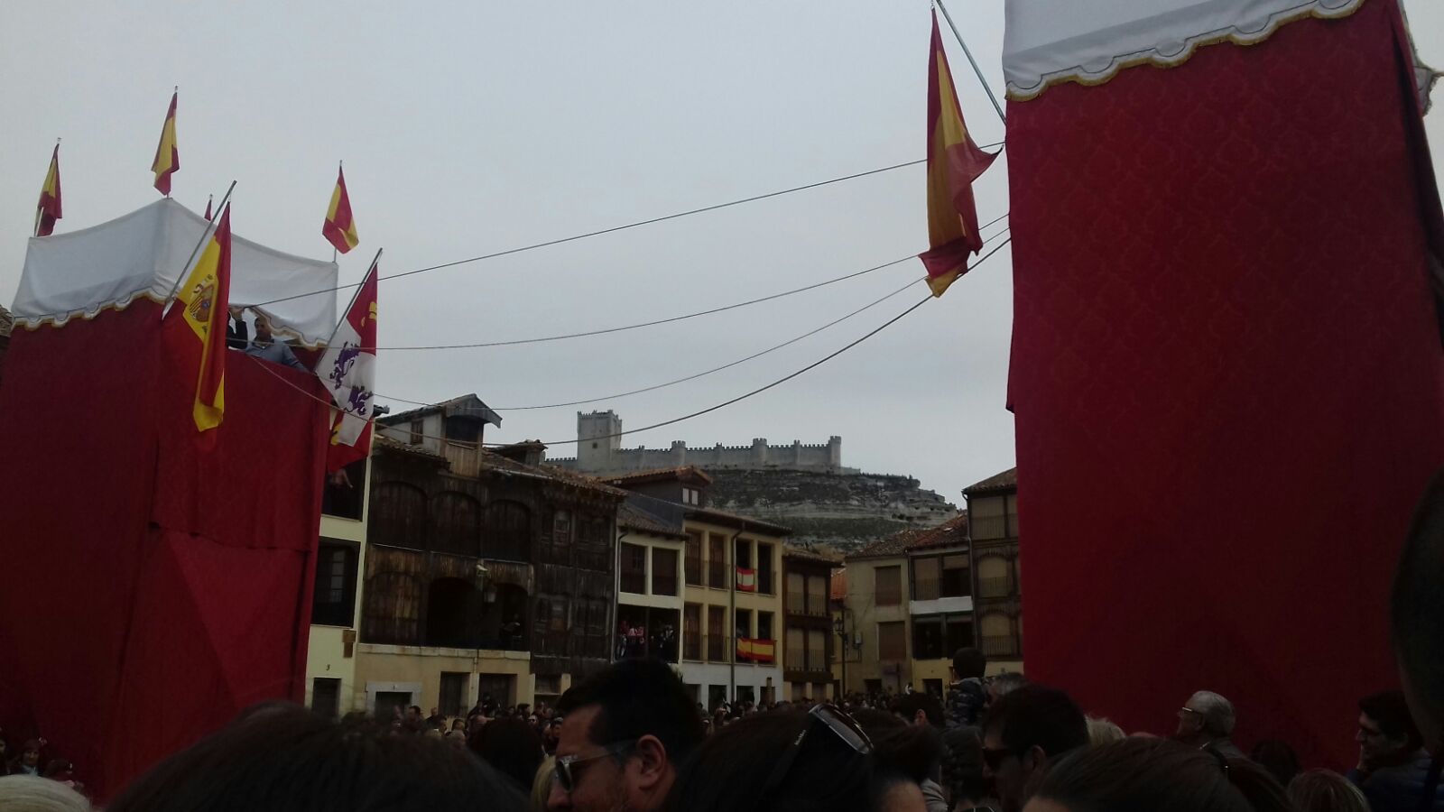 Bajada del Ángel en Peñafiel.