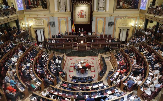 Congreso de los Diputados, donde se debatirá la nueva ley presupuestaria.