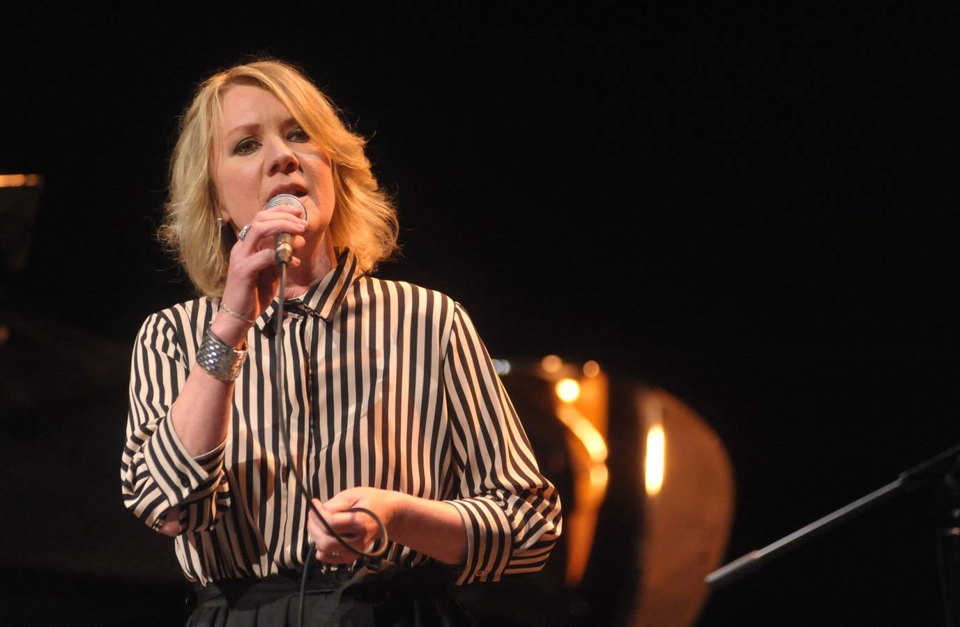 Fotos: Nina Pedersen en festival de Jazz de Valladolid que se celebra en el LAVA