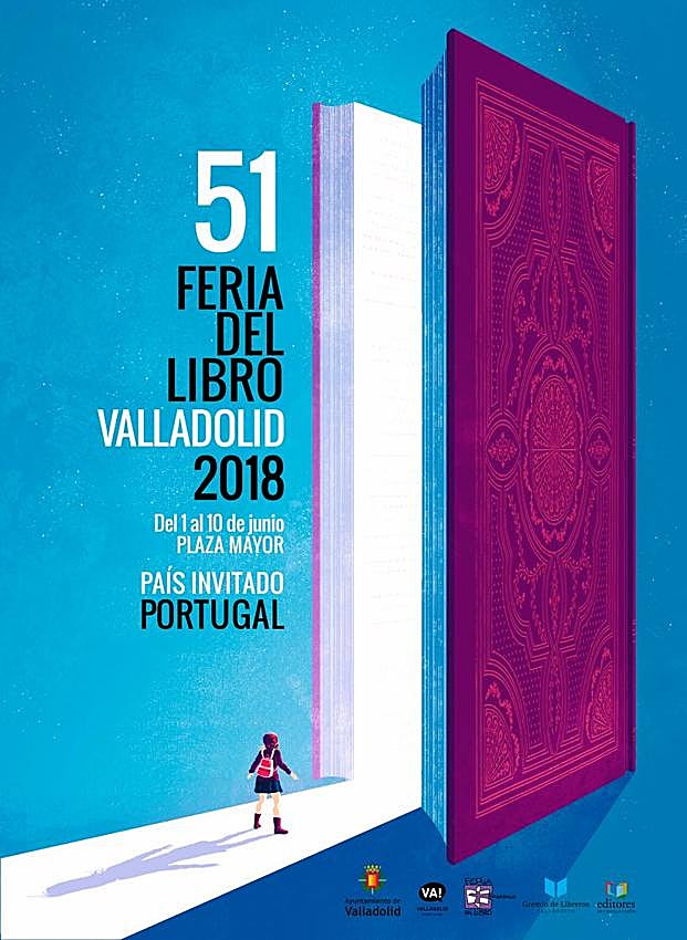 Cartel de la Feria del Libro obra de Raúl Allen. 
