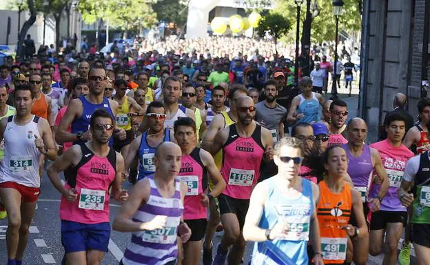 Edición del año pasado de la ½ Media Maratón Universitaria de Valladolid.