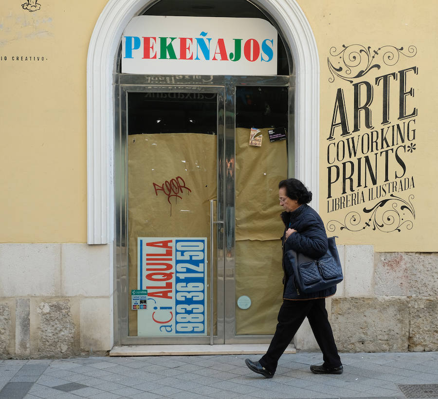 Regalado. Los locales vacíos pueden tener una nueva oportunidad cuando se haga la obra de peatonalización. 