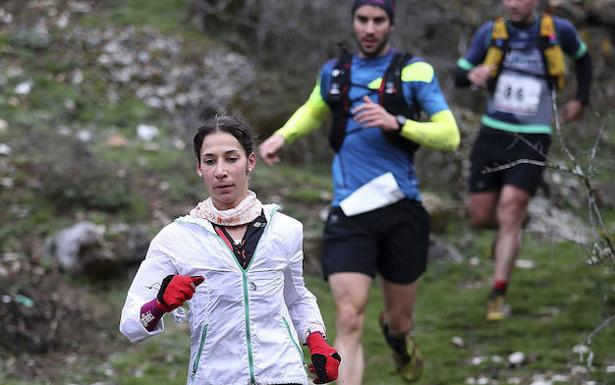 La ganadora, en un momento de la carrera. 