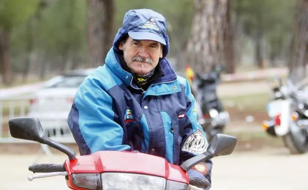 Mariano Parellada, durante la celebración de Pingüinos en Puente Duero en 2012.