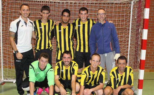 Equipo del Adas Salamacna de fútbol sala masculino. 