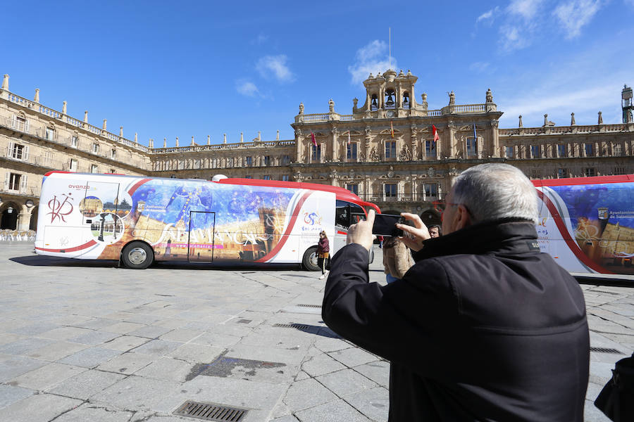 Los vehículos de largo recorrido que cubren la línea Salamanca-Madrid, que transporta anualmente cerca de un millón de personas, estarán en circulación durante al menos dos meses