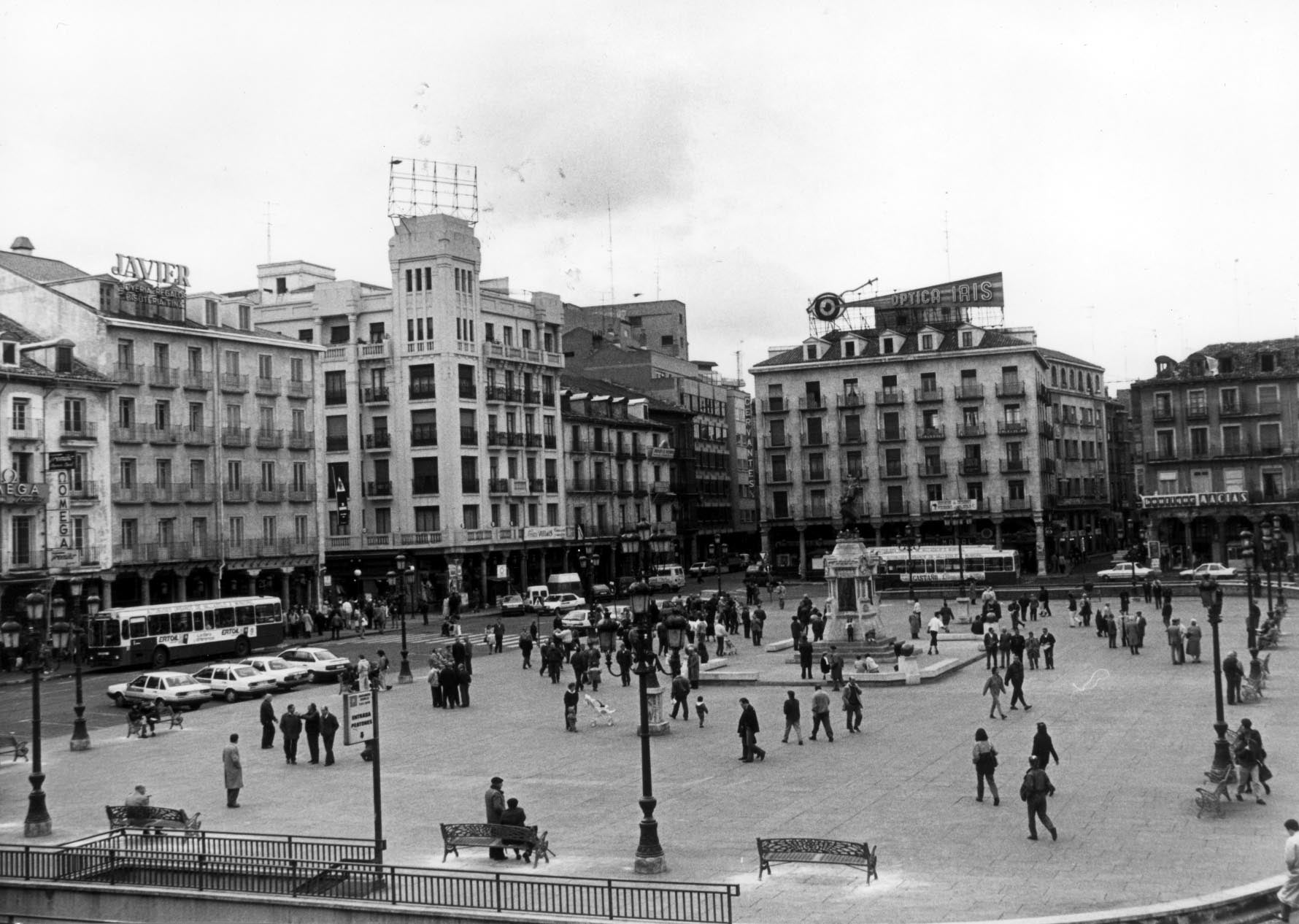 La Plaza Mayor, antes de su remodelación.