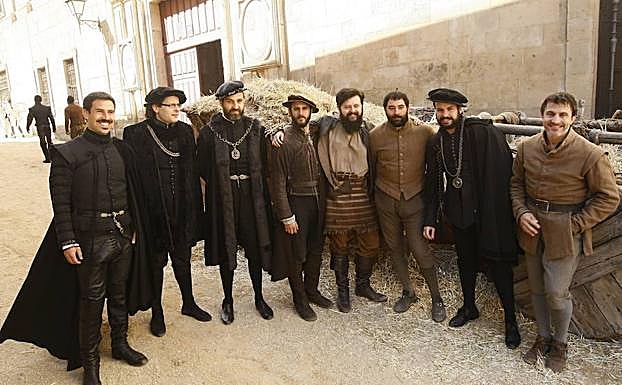 Rodaje de la serie 'Still Star-Crossed' en la ciudad de Salamanca.