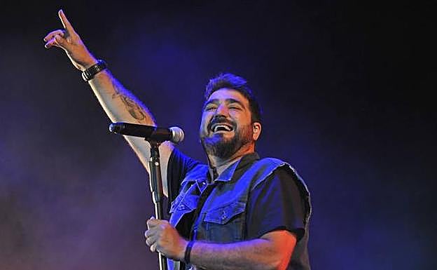 Antonio Orozco, durante un concierto.