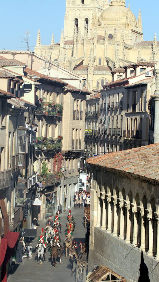 Fotos: Rodaje en Segovia de Los Fantasmas de Goya de Milos Forman