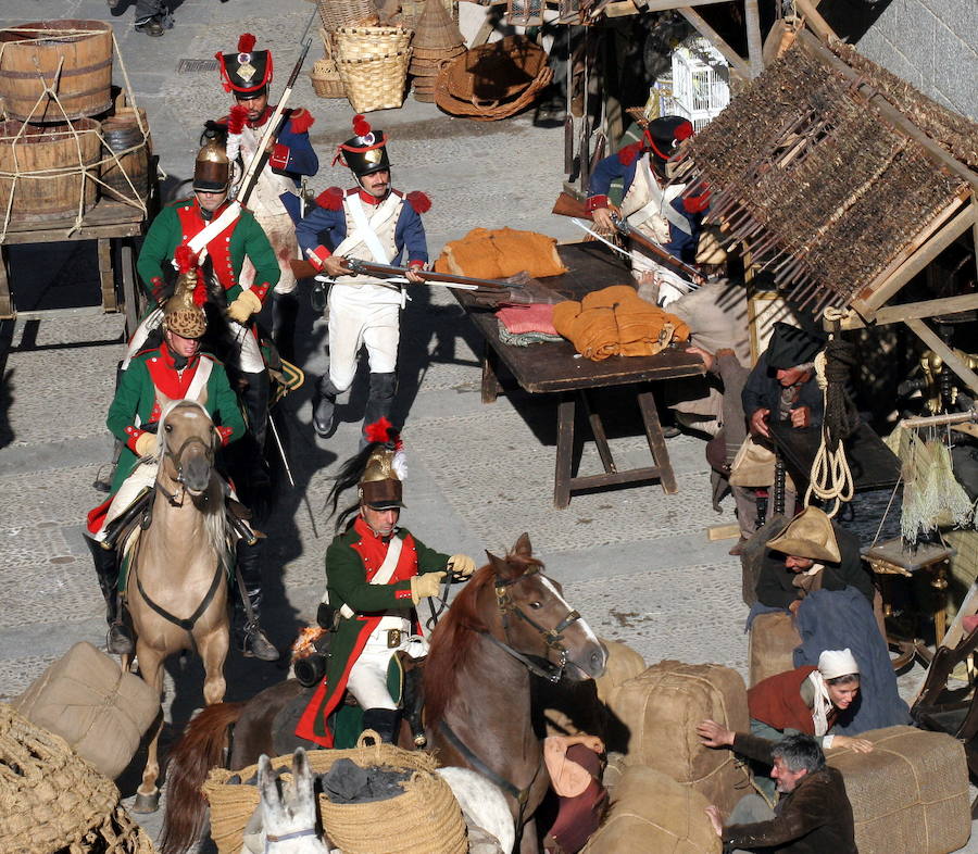 Fotos: Rodaje en Segovia de Los Fantasmas de Goya de Milos Forman