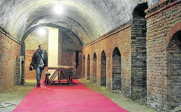 Bodegas subterráneas que se podrán visitar.