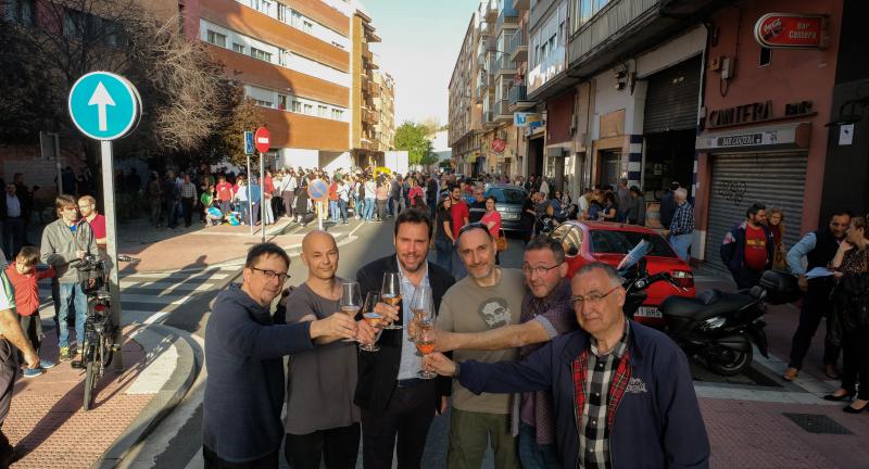 Inauguración de la calle Celtas Cortos