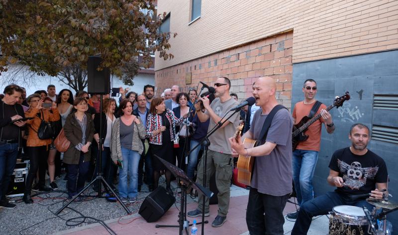 Inauguración de la calle Celtas Cortos