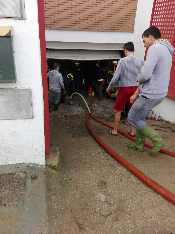 Fotos: Tormenta del domingo por la tarde en Ciguñuela