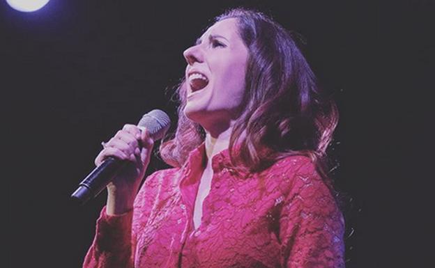 Diana Navarro, en uno de sus conciertos.