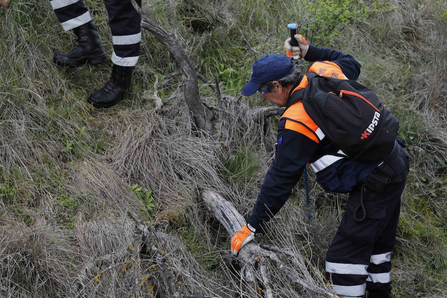 La Junta de Castilla y León organizó este fin de semana en Peñafiel un curso para voluntarios de Protección Civil sobre 'La búsqueda de personas desaparecidas en grandes áreas'. 