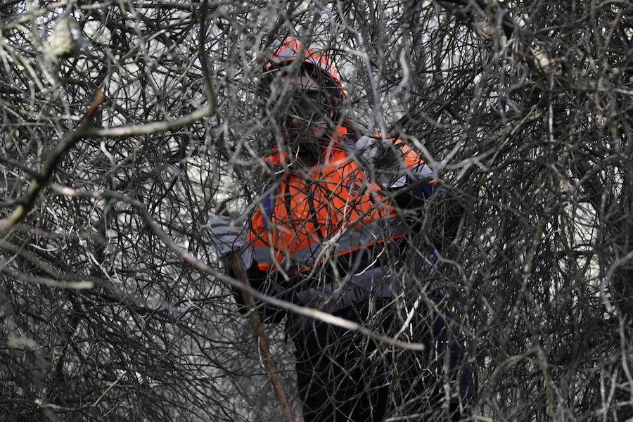 La Junta de Castilla y León organizó este fin de semana en Peñafiel un curso para voluntarios de Protección Civil sobre 'La búsqueda de personas desaparecidas en grandes áreas'. 