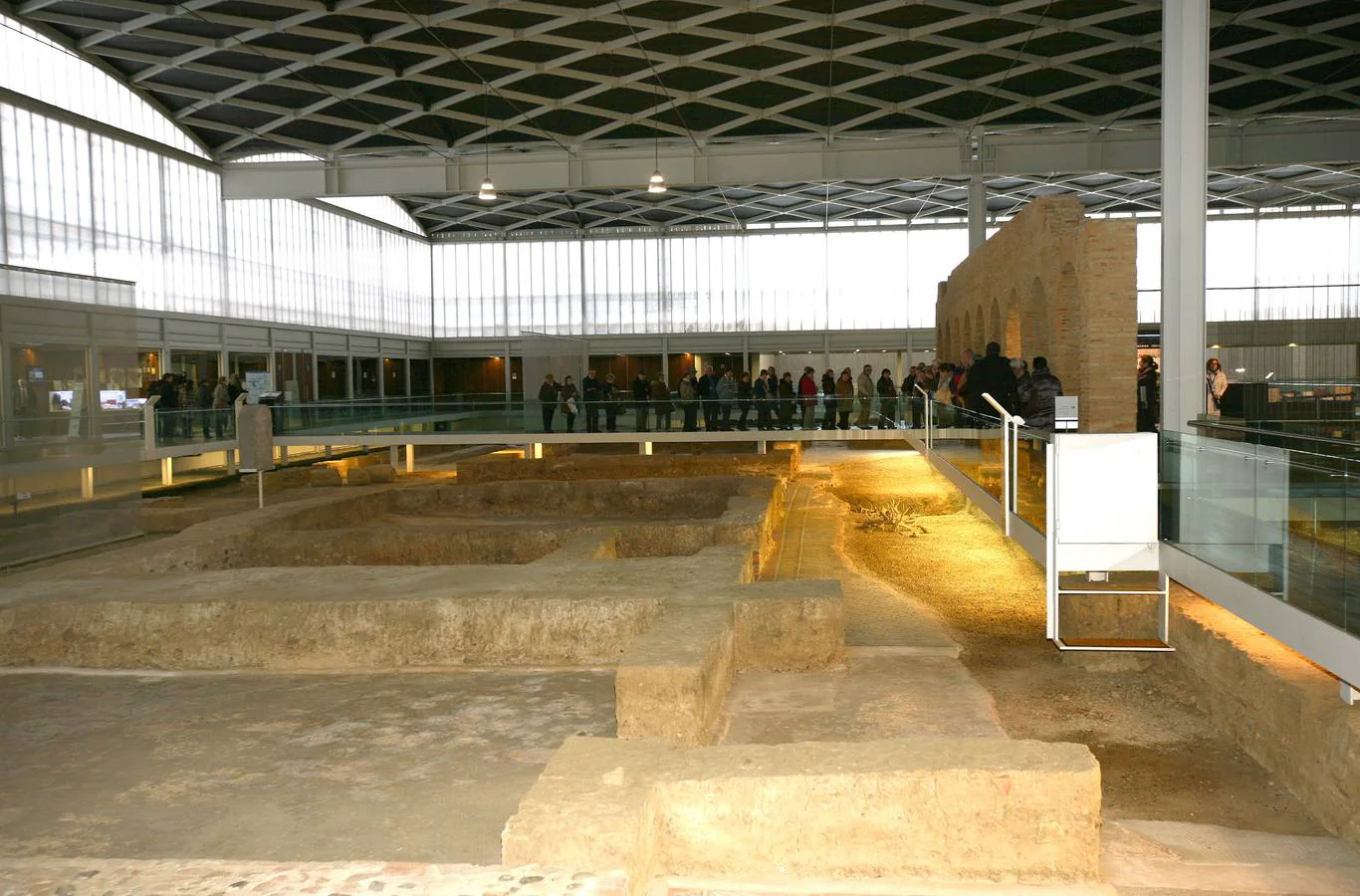 Villa romana de La Olmeda en Pedrosa de la Vega (Palencia). Uno de los yacimientos arqueológicos más importantes del mundo romano hispánico, descubierto en 1968.
