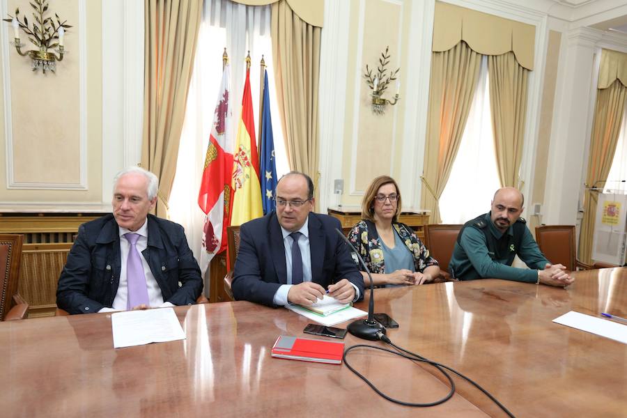 Luis Domingo González, Luis Miguel Cárcel, Ángeles Armisén y Juan Martínez Ros. 