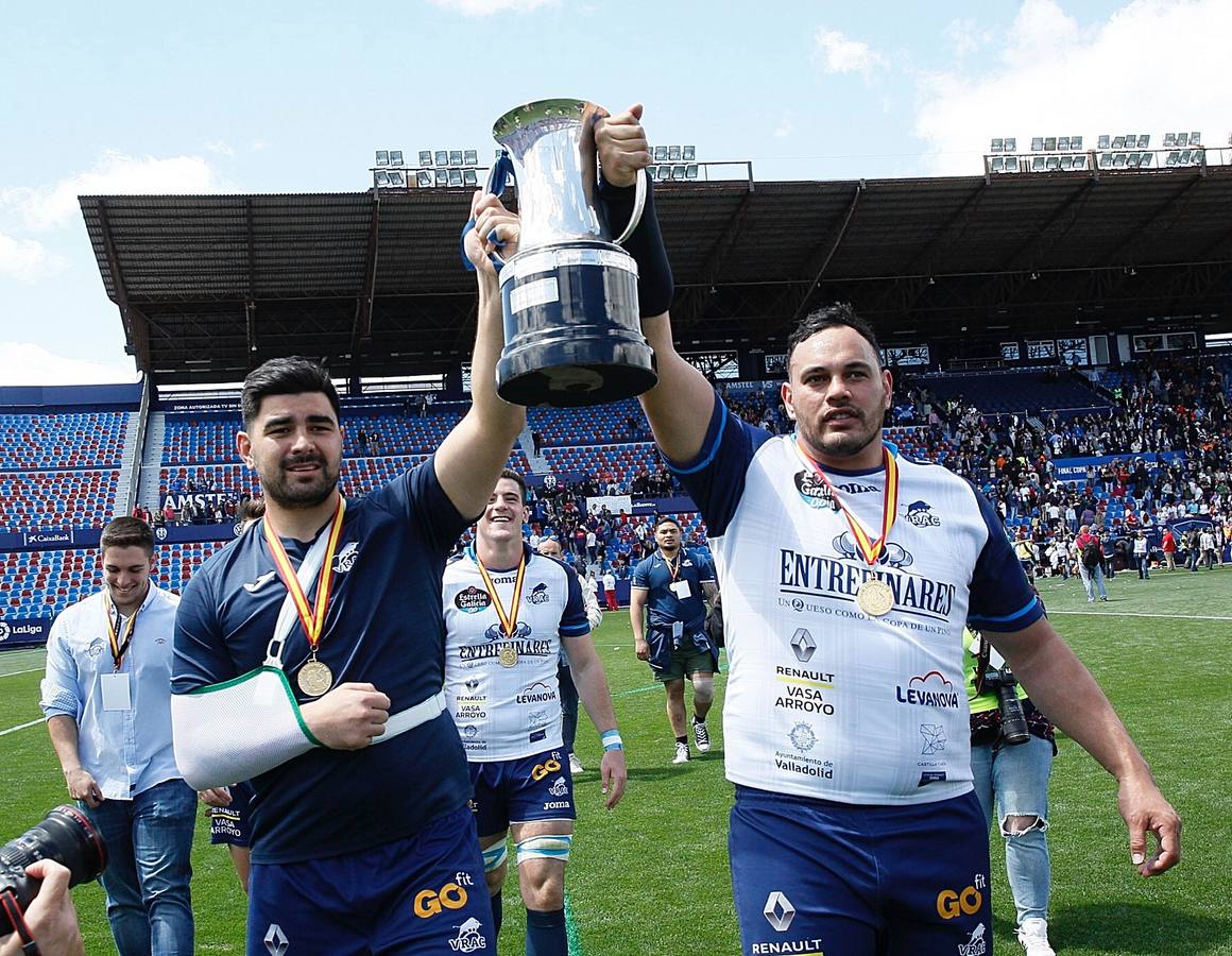 Fotos: Victoria del VRAC Quesos Entrepinares en la final de la Copa del Rey de rugby frente al Silverstorm El Salvador