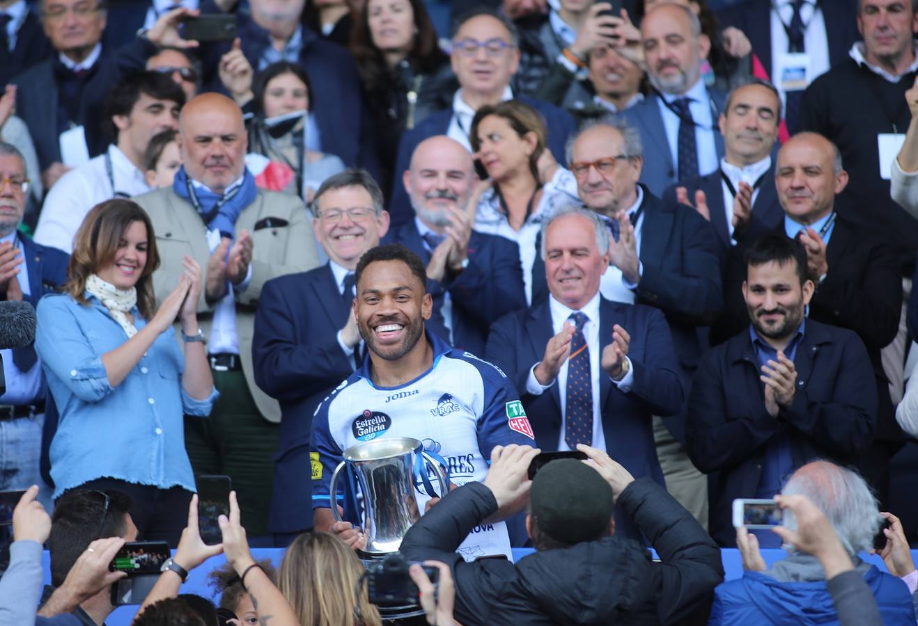 Fotos: Victoria del VRAC Quesos Entrepinares en la final de la Copa del Rey de rugby frente al Silverstorm El Salvador