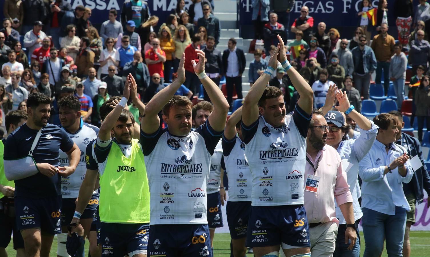 Fotos: Victoria del VRAC Quesos Entrepinares en la final de la Copa del Rey de rugby frente al Silverstorm El Salvador