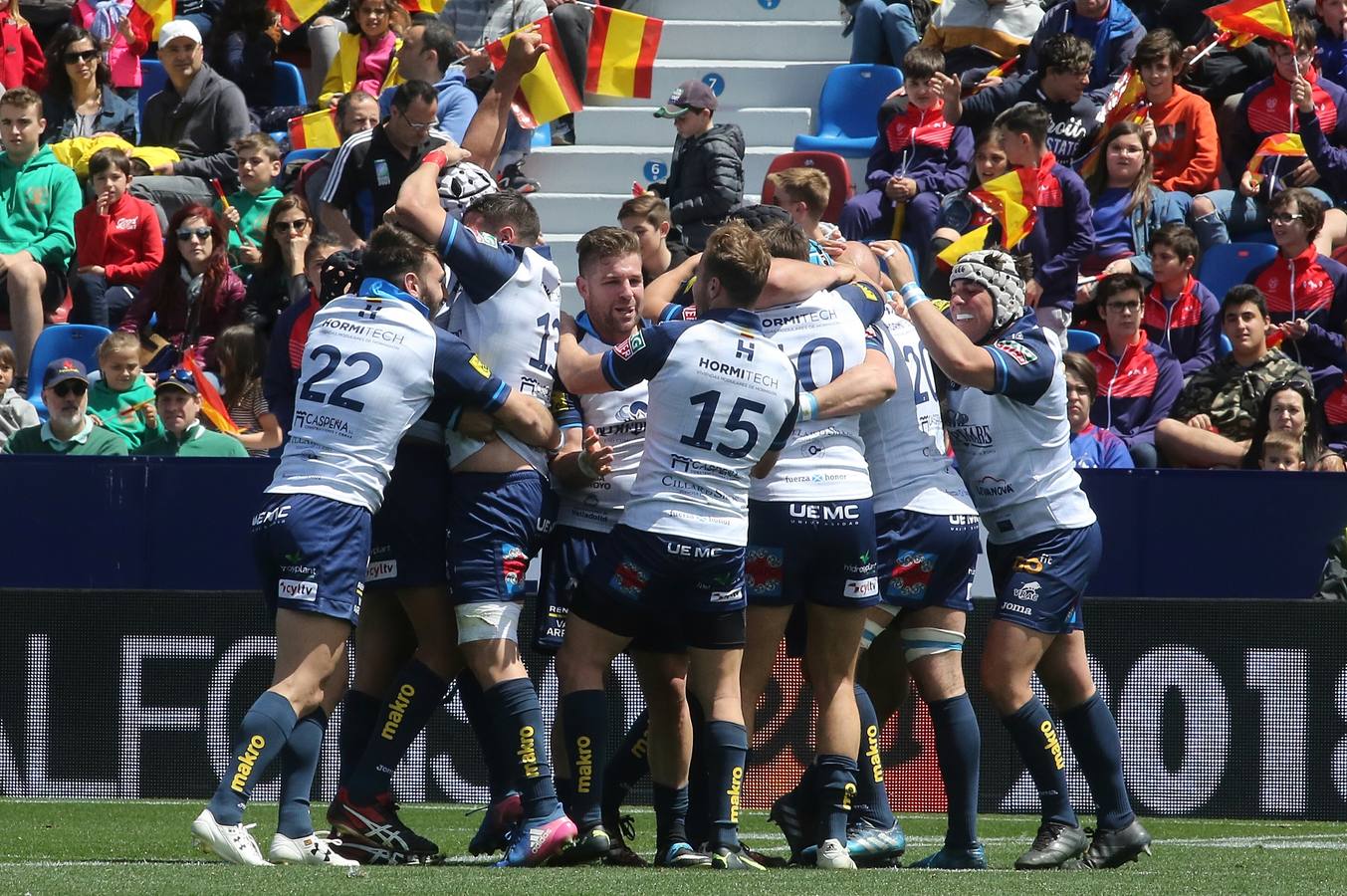 Fotos: Victoria del VRAC Quesos Entrepinares en la final de la Copa del Rey de rugby frente al Silverstorm El Salvador