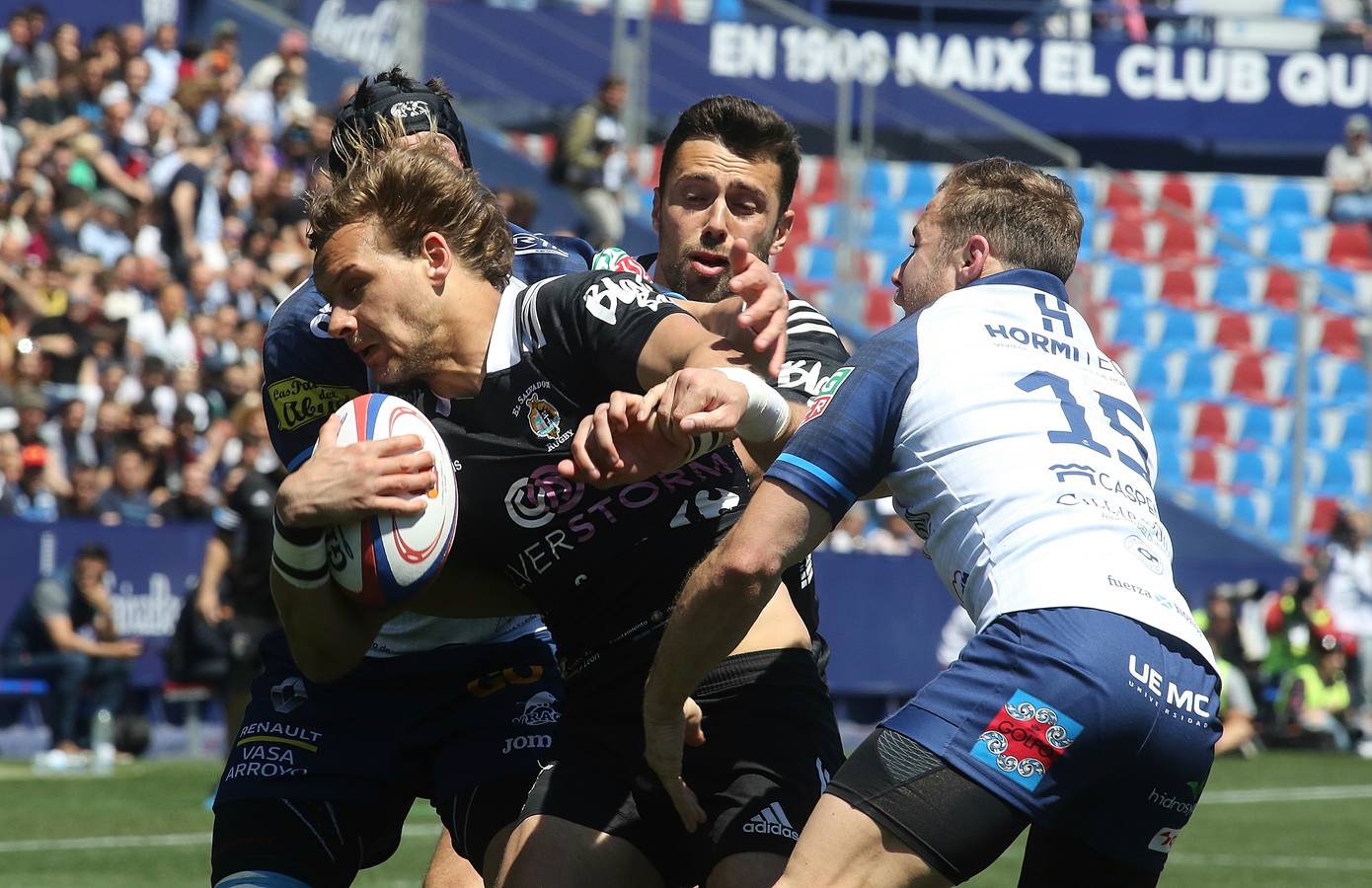 Fotos: Victoria del VRAC Quesos Entrepinares en la final de la Copa del Rey de rugby frente al Silverstorm El Salvador