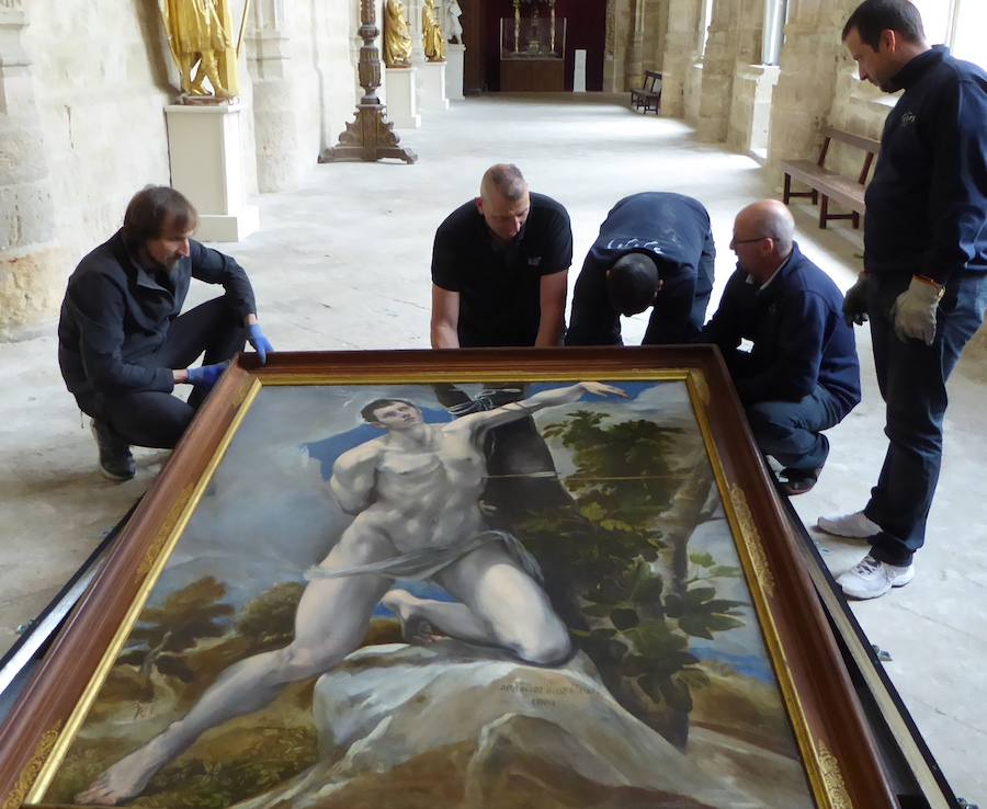 Trabajos para el traslado de la obra de El Greco. 