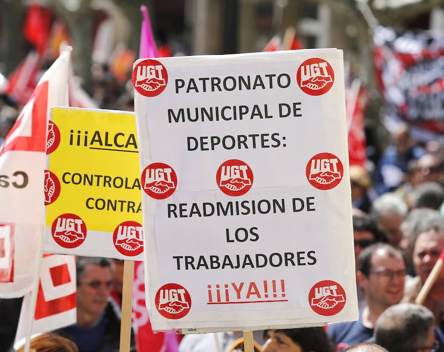 Fotos: Primero de mayo en Palencia