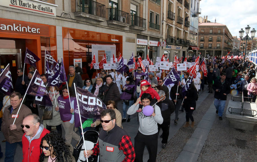 Fotos: Manifestación del Primero de Mayo en Segovia
