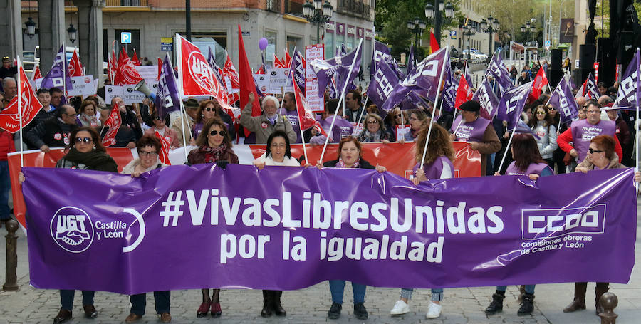 Inicio de la manifestación del Primero de Mayo.