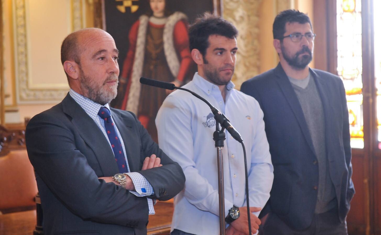 El VRAC Quesos Entrepinares es recibido en el Ayuntamiento y la Diputación Provincial con la Copa del Rey, conquistada el fin de semana en Valencia 
