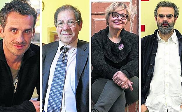 José Luis Peixoto, Nuno Júdice, Isabela Figueiredo y Gonçalo Tavares. 