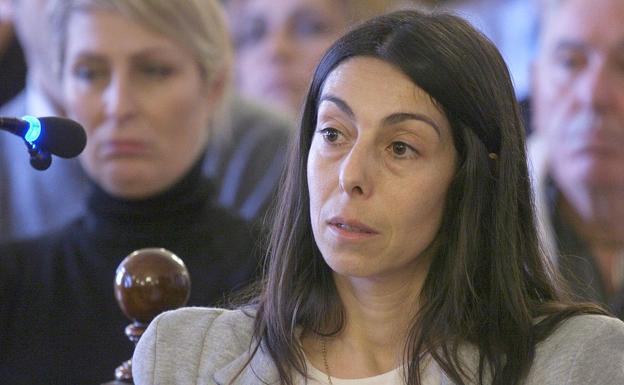 Raquel Gago, durante una de las sesiones del juicio en la Audiencia Provincial.