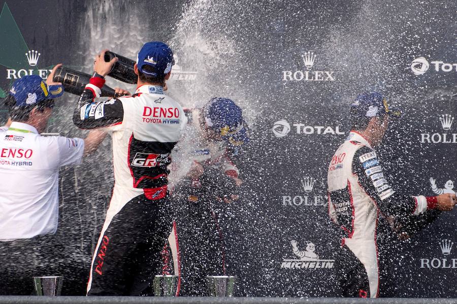 El asturiano ha marcado otro hito en su carrera al imponerse en la prueba del Mundial de Resistencia con el coche 8 del Toyota Gazoo Racing, pilotado junto a Kazuki Nakajima y Sebastien Buemi. 