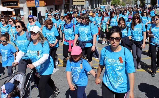 Participantes en la Marcha de las Mujeres. 