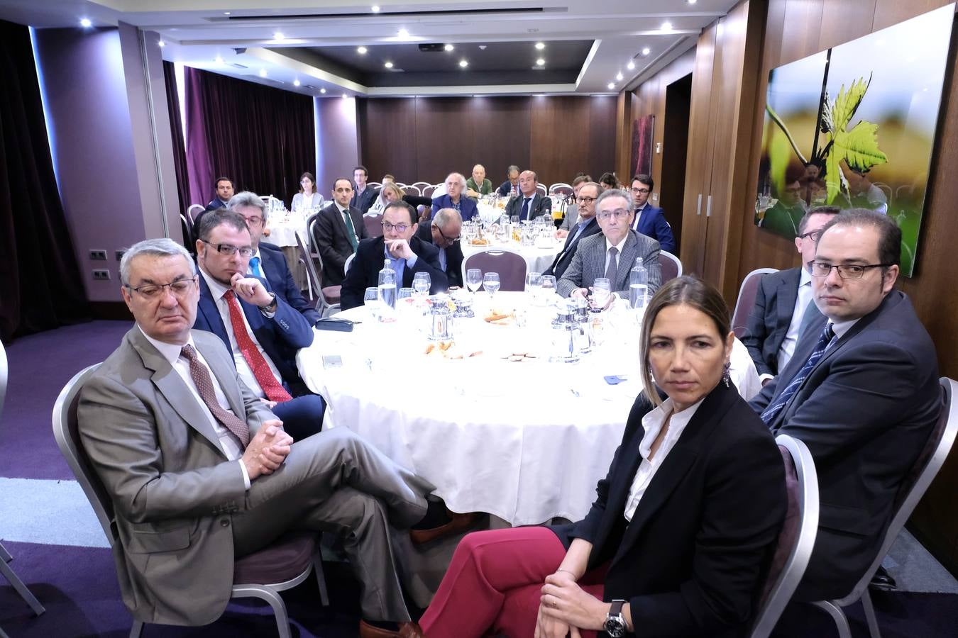 El exministro centró gran parte de su intervención en el difícil asunto catalán y que está sirviendo de «pantalla para ocultar el problema político del país»