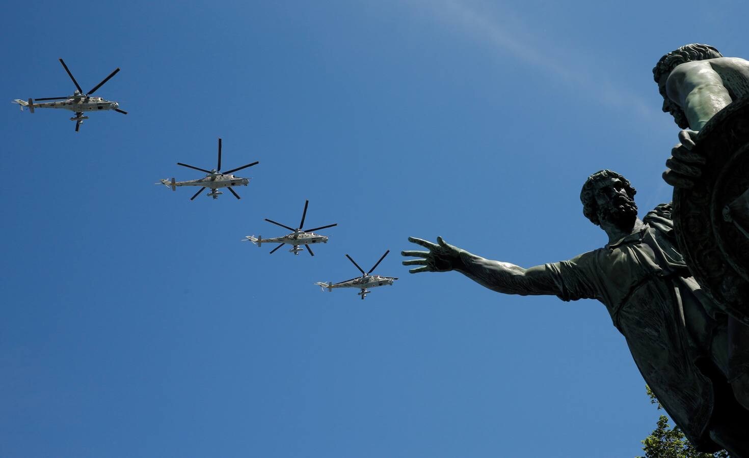 Rusia celebra el 73º aniversario de la victoria sobre la Alemania nazi en la Segunda Guerra Mundial