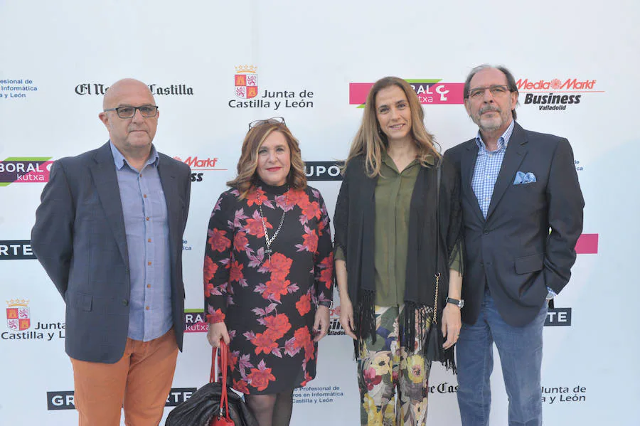 Andrés Martín, Esther Alfonso, Juncal Juarros y Fernando Vidal, de Unidos por la Médula y Ascol.