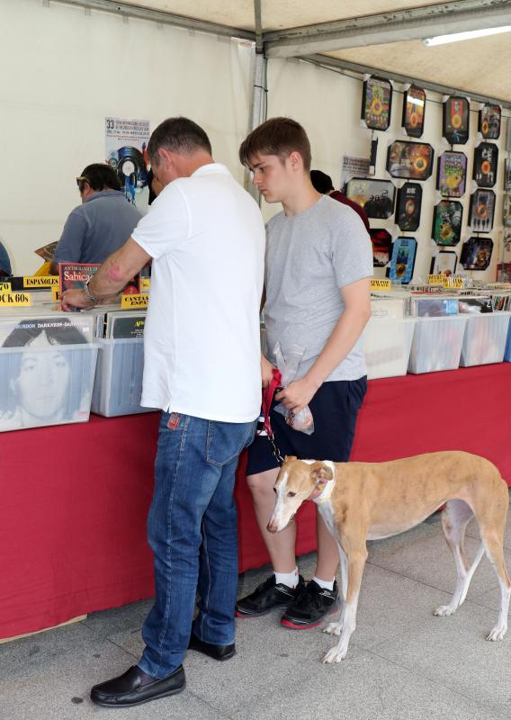 Feria del Disco en la Plaza de Portugalete de Valladolid