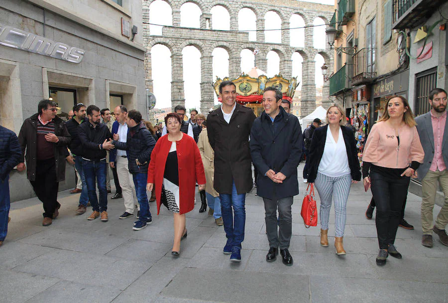 Fotos: Pedro Sánchez en Segovia