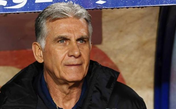 Carlos Queiroz, seleccionador de Irán. 