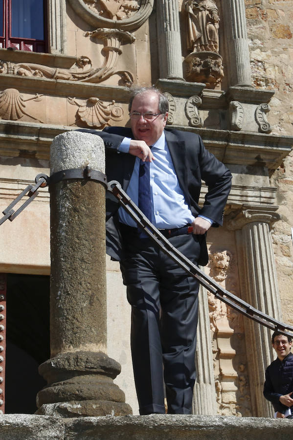 Sesión plenaria de las Cortes en Salamanca