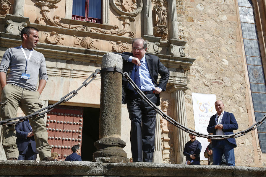 Sesión plenaria de las Cortes en Salamanca
