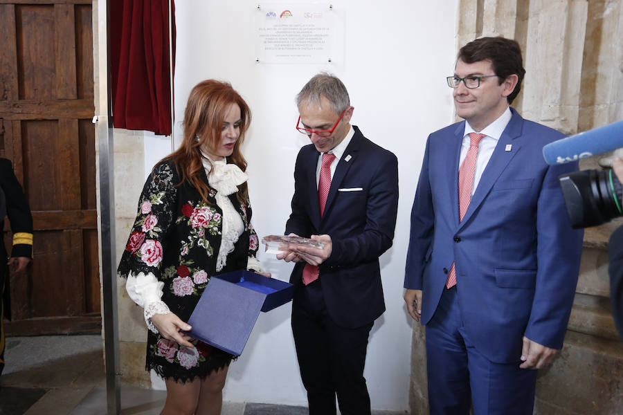 Sesión plenaria de las Cortes en Salamanca