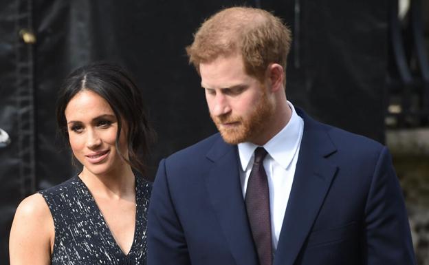 Meghan Markle y el Príncipe Harry. 