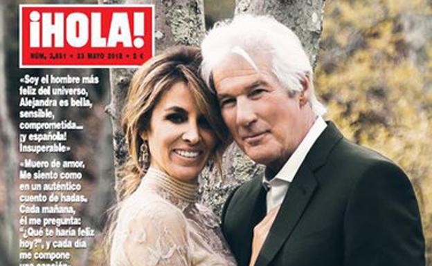 Richard Gere y Alejandra Silva. 